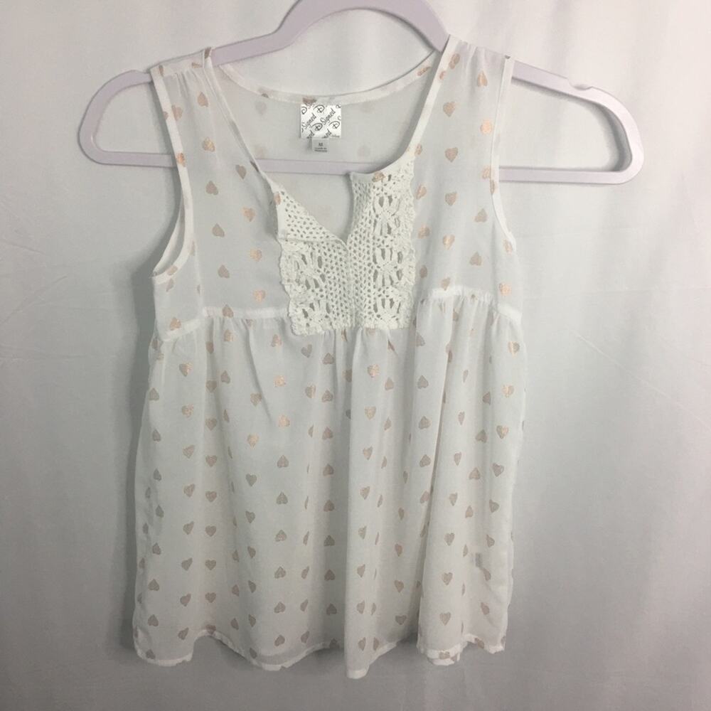 Disney D-Signed Girl's Sleeveless Top Size Medium